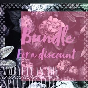 Bundle your items 4 discount shipping and 🎁 save